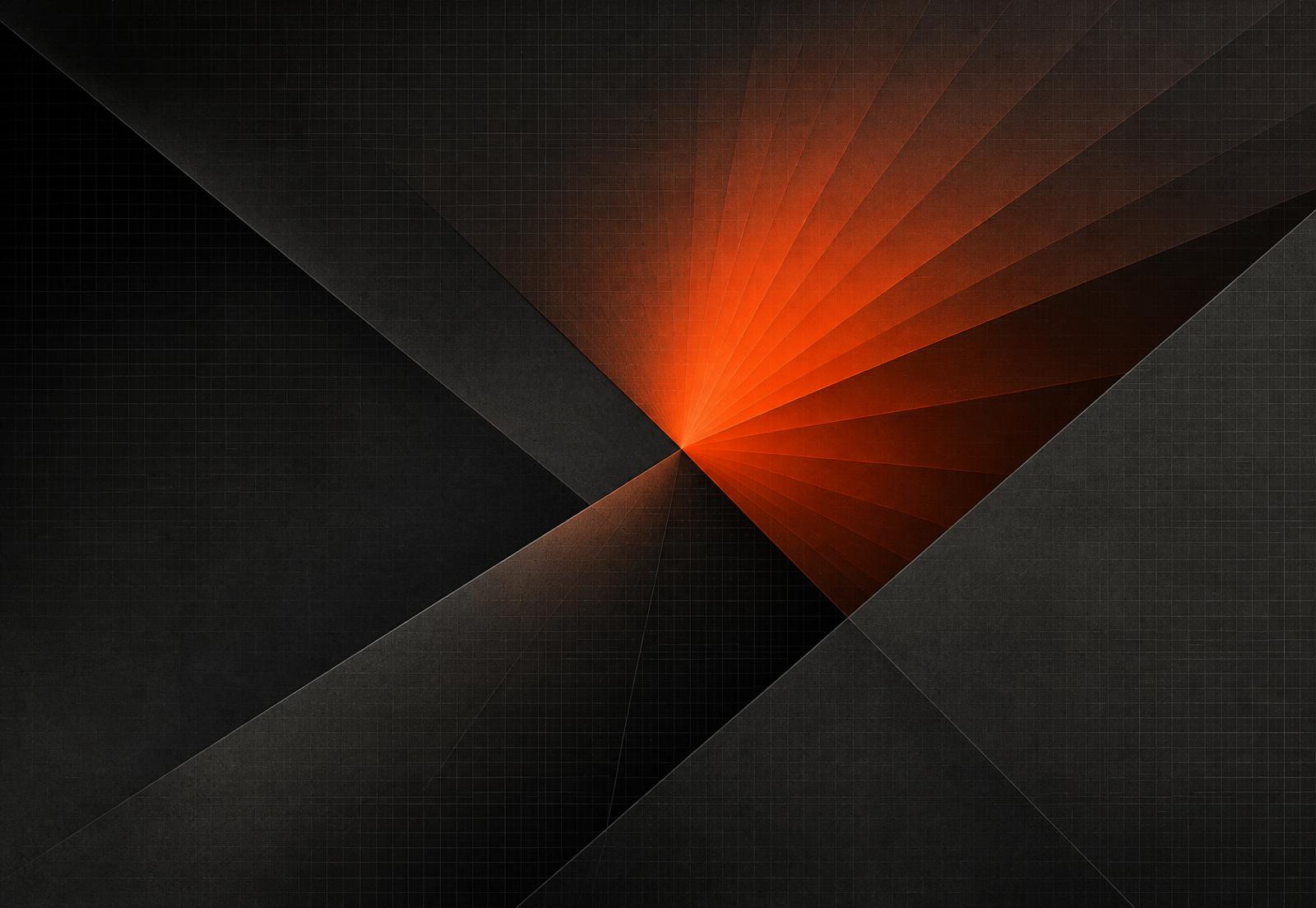 Abstract geometric brand artwork for Logicore IT